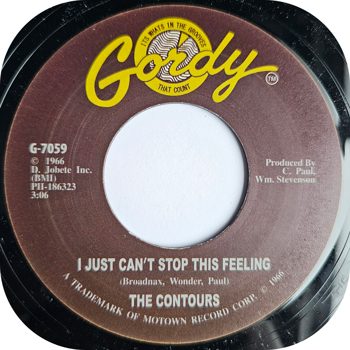 Contours, The - I Can't Help Loving You Baby - Gordy