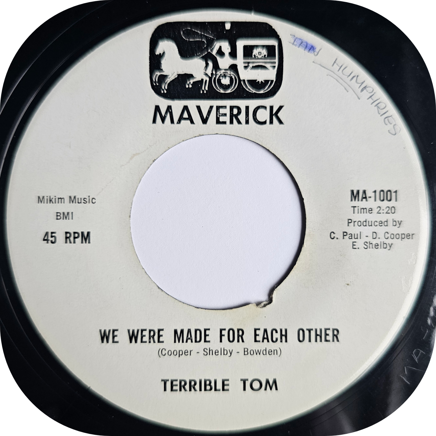 Terrible Tom - We Were Made For Each Other - Maverick
