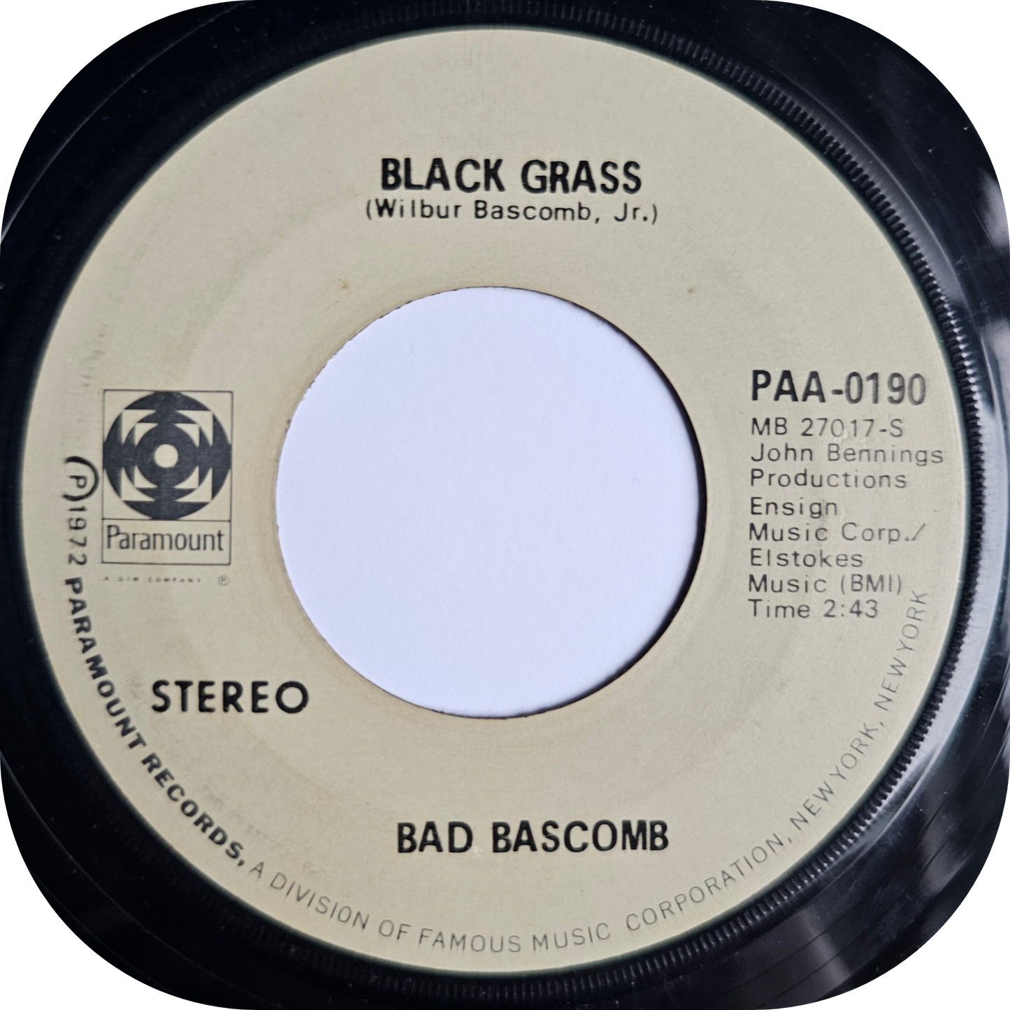 Bad Bascomb - I Feel Like Dancing - Paramount