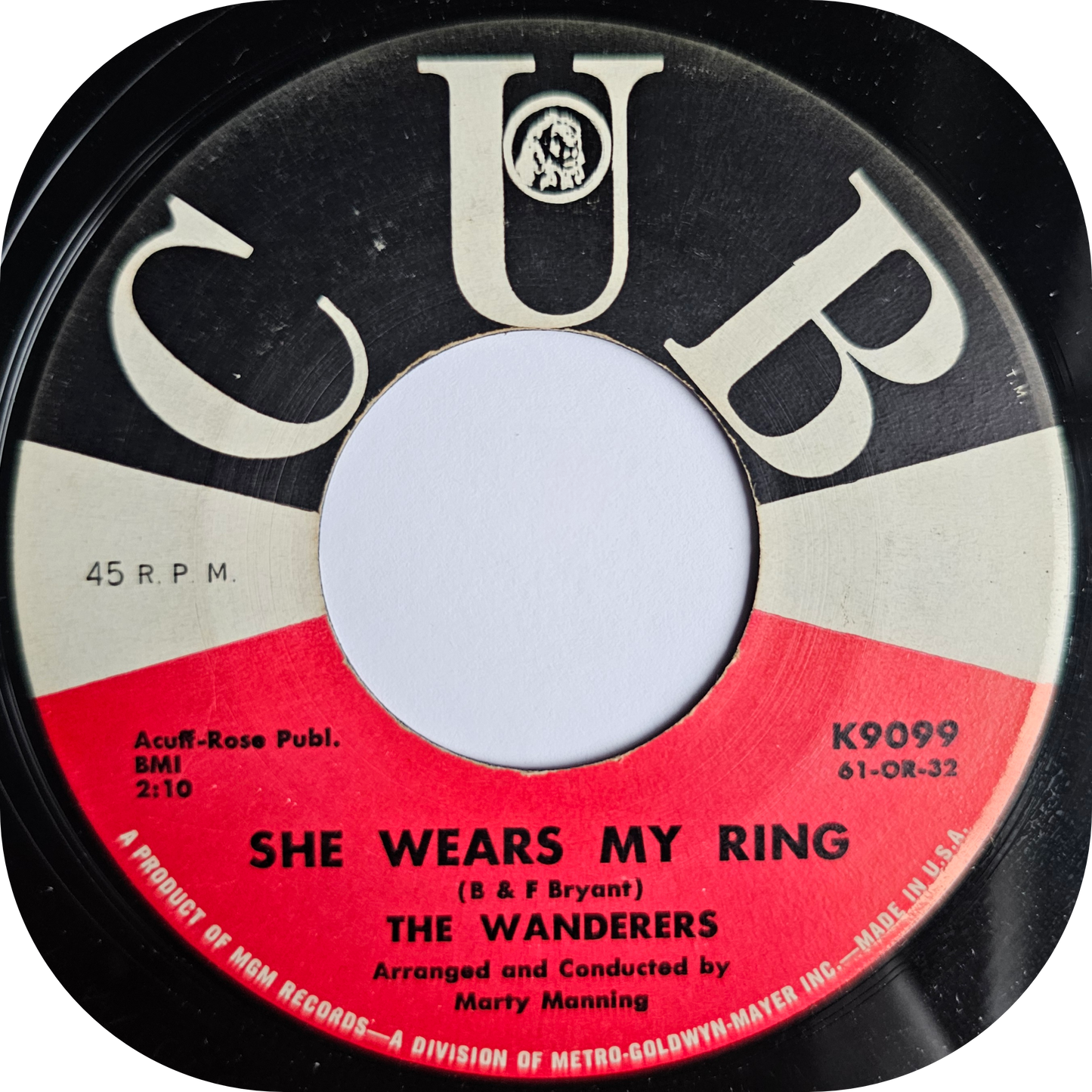 Wanderers, The - Somebody Else's Sweetheart - Cub