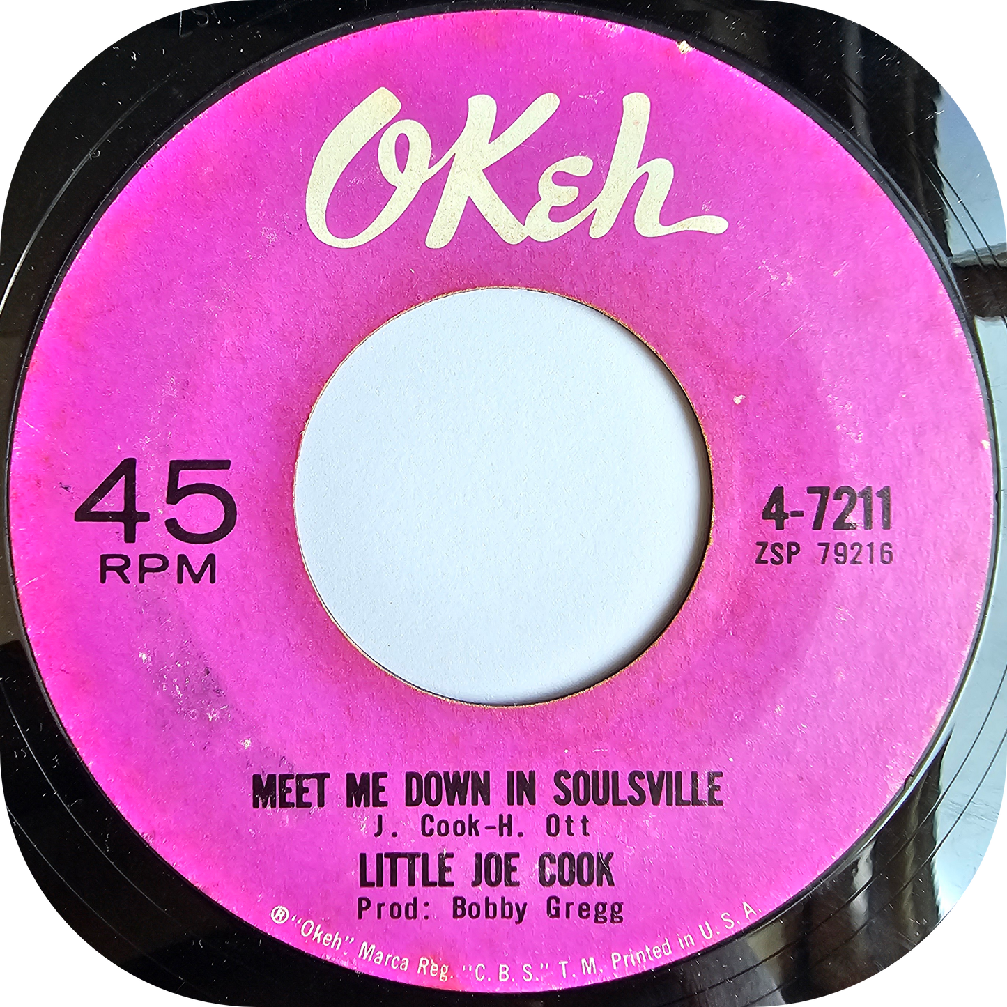 Little Joe Cook - You Make Me Want To Cry - Okeh