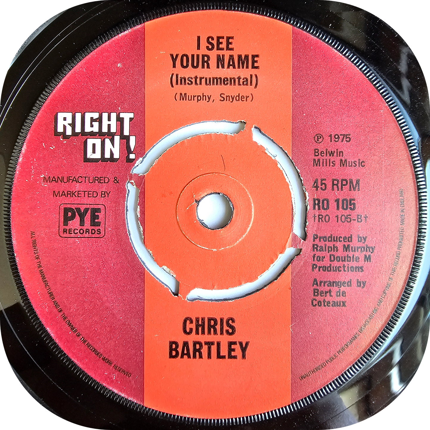 Chris Bartley - I See Your Name - Right On!