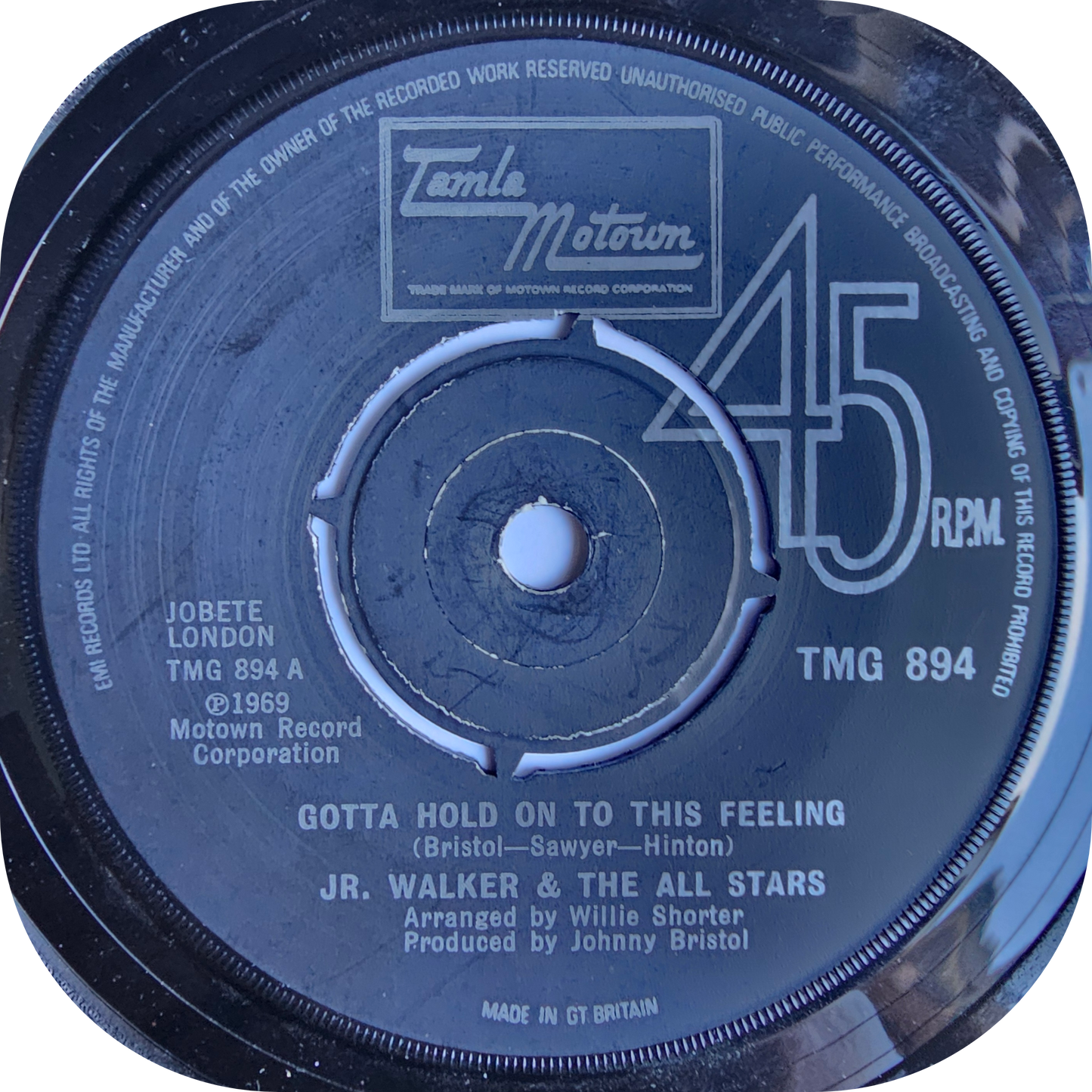 Jr Walker - I Ain't Going Nowhere - Tamla Motown