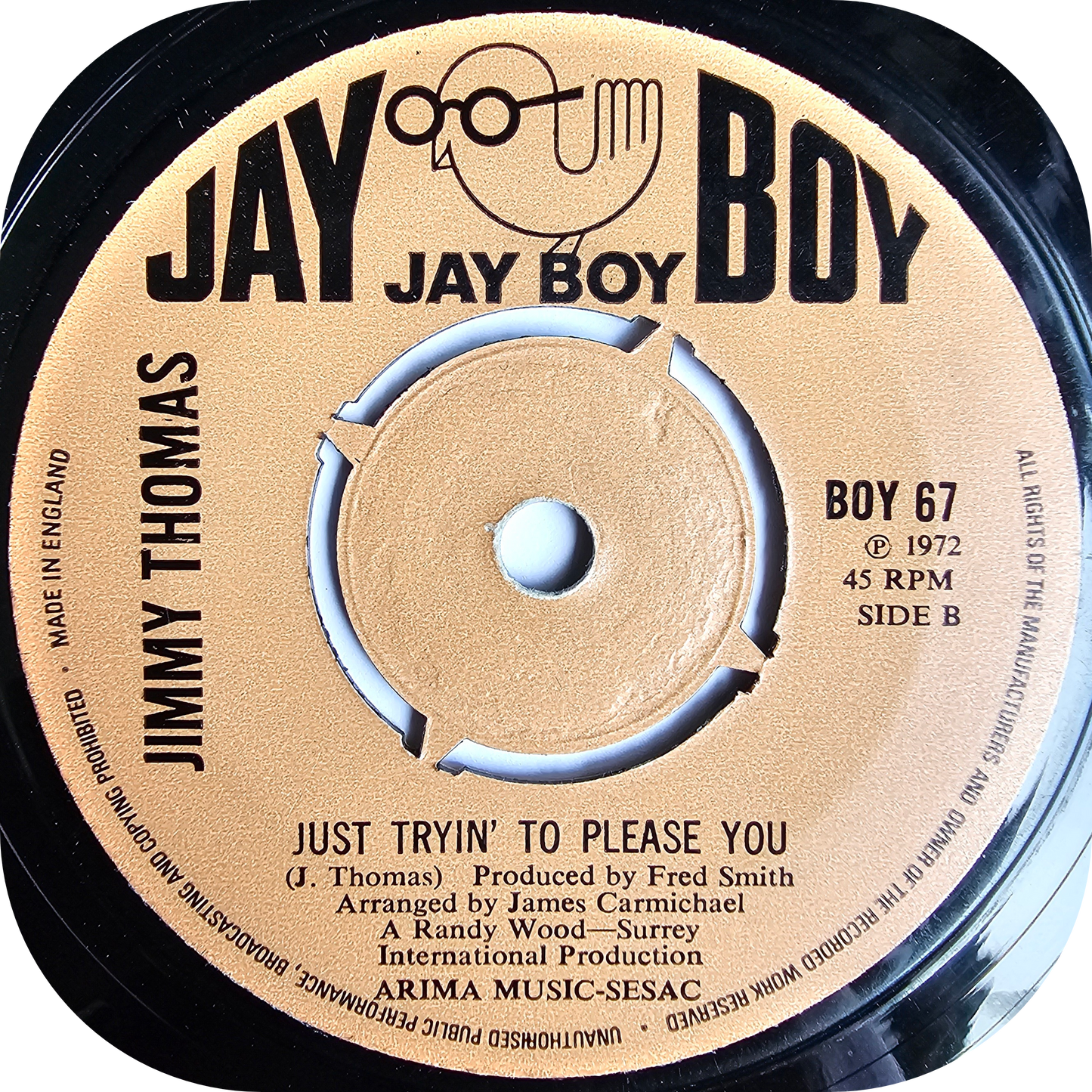 Jimmy Thomas - Where There's A Will - Jay Boy