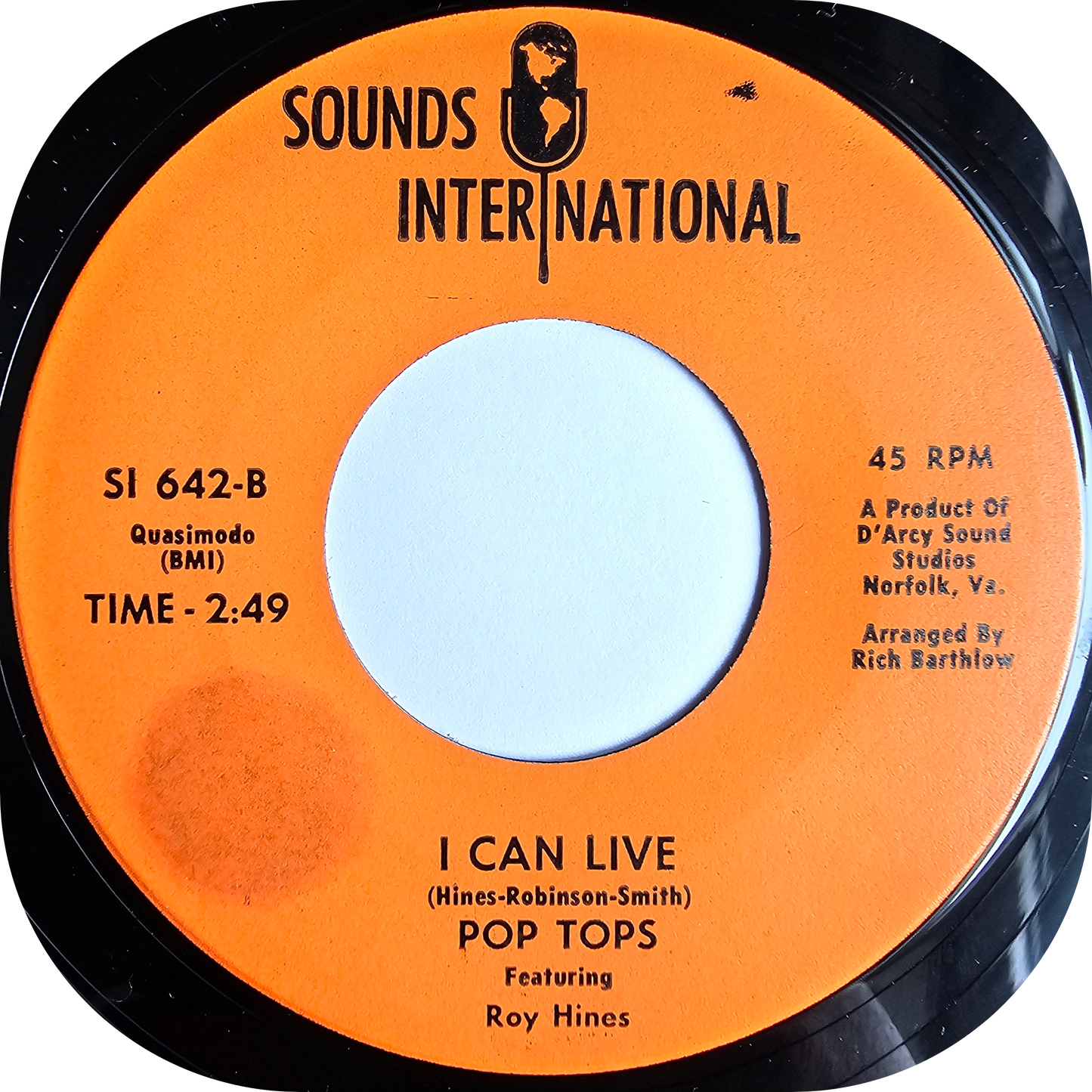 Pop Tops - I Want To Make It With You - Sounds International