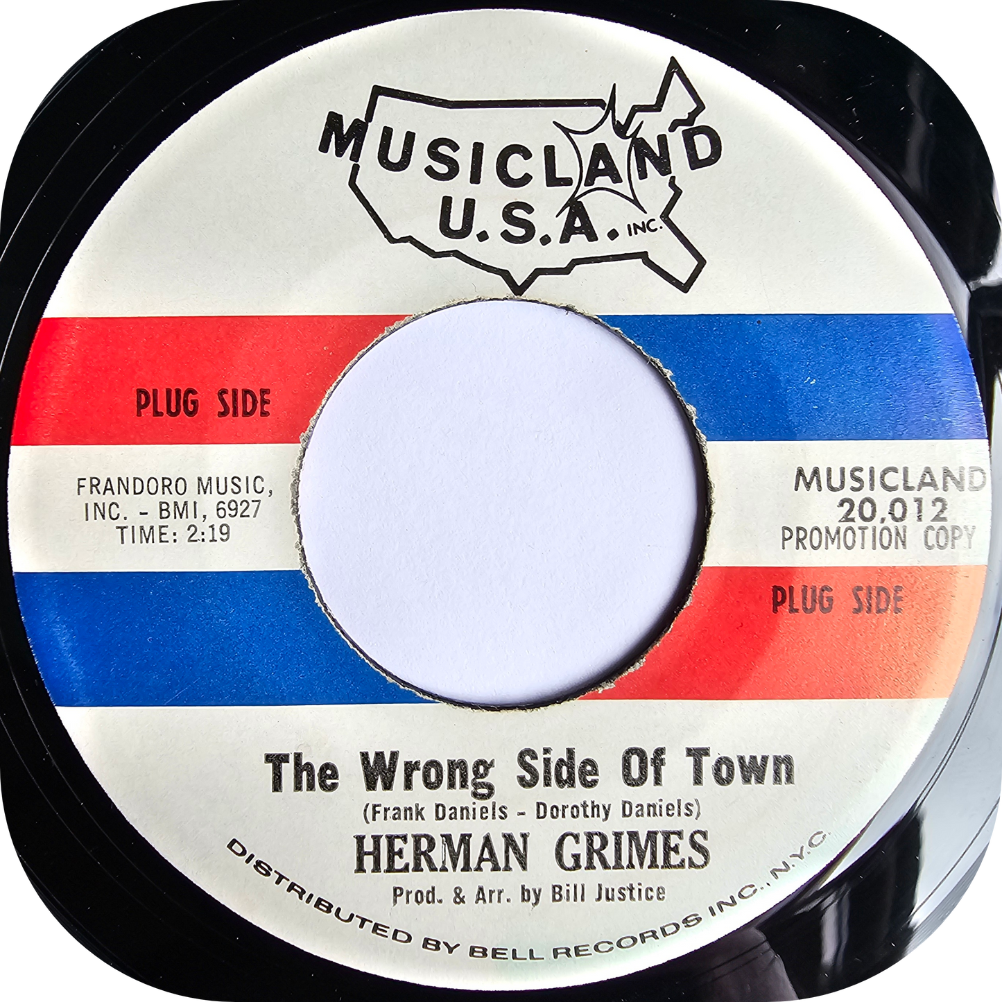 Herman Grimes - I'll Make You Smile Again - Musicland USA DEMO