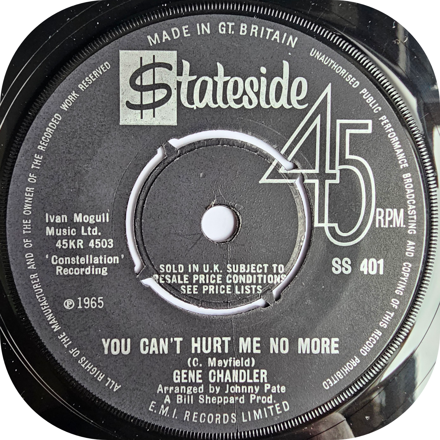 Gene Chandler - Everybody Let's Dance - Stateside