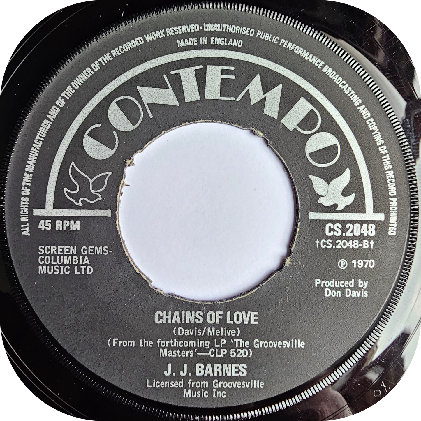 JJ Barnes - Sweet Sherry - Contempo