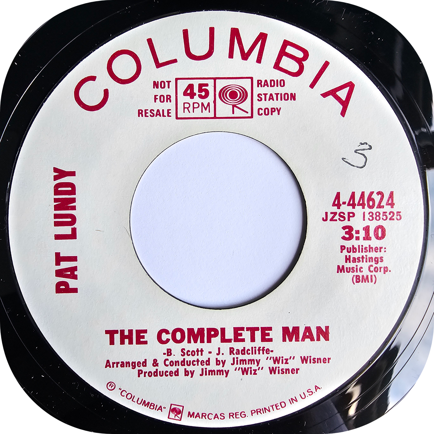 Pat Lundy - Mr Rainmaker - Columbia DEMO