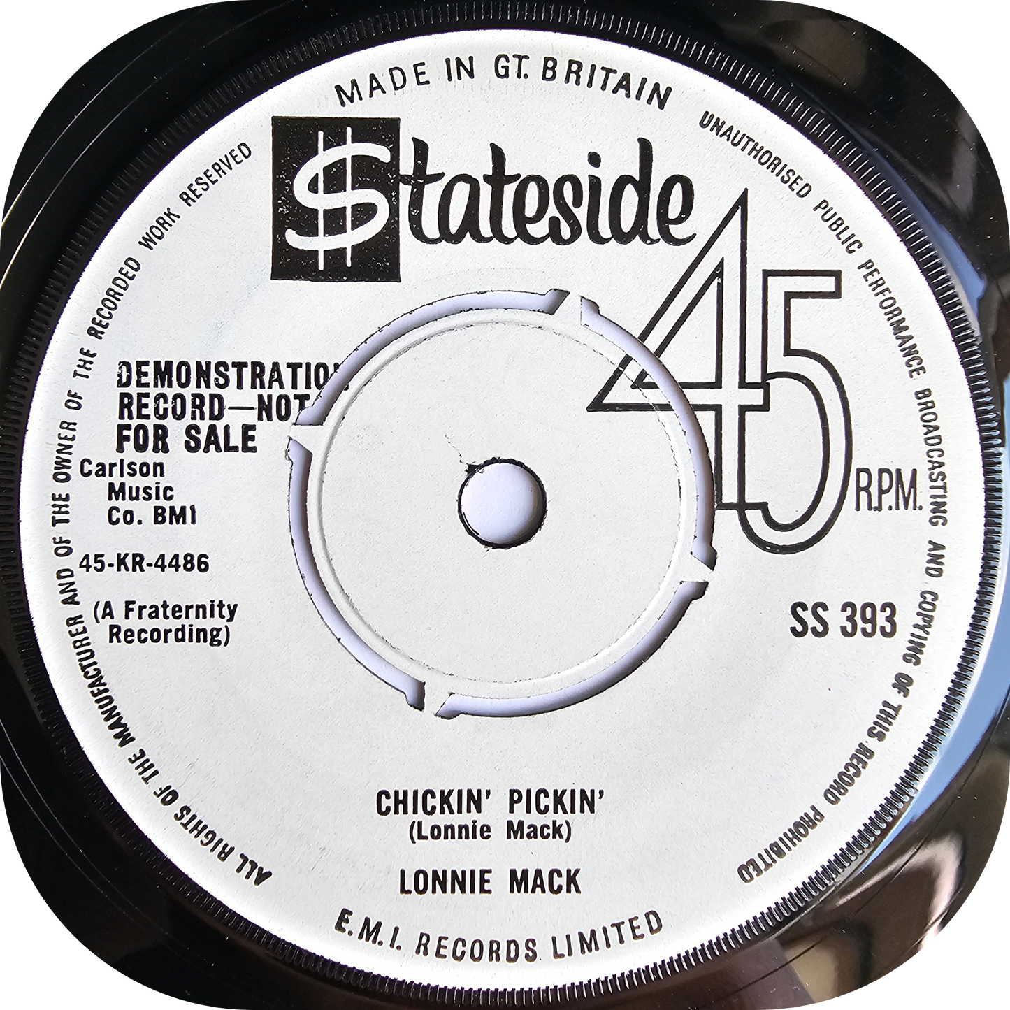Lonnie Mack - Sa-Ba-Hoola - Stateside DEMO