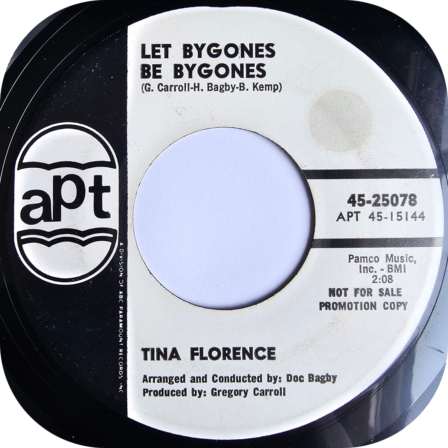 Tina Florence - Too Much For Me Baby - APT DEMO