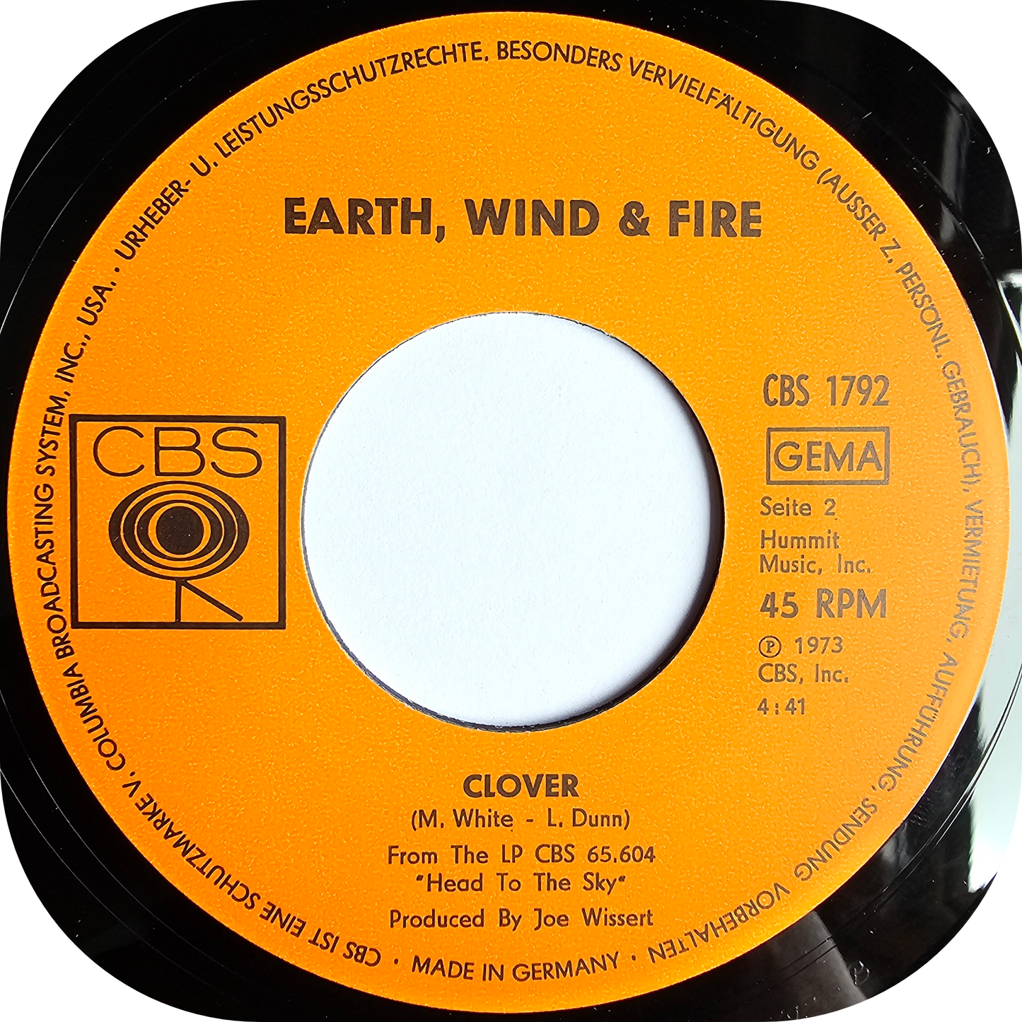 Earth, Wind & Fire - Evil - CBS