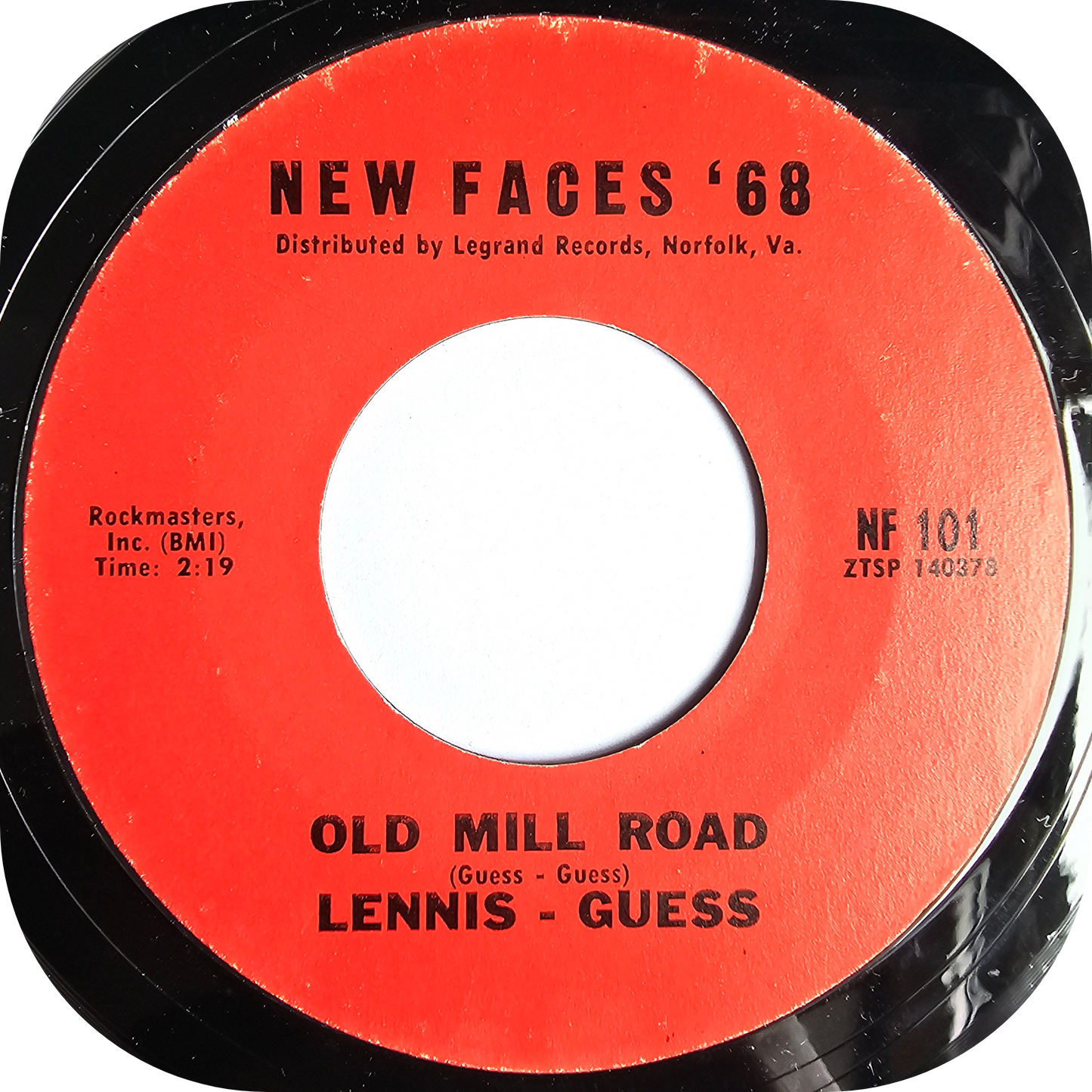 Lenis Guess - Working For My Baby - New Faces 68'