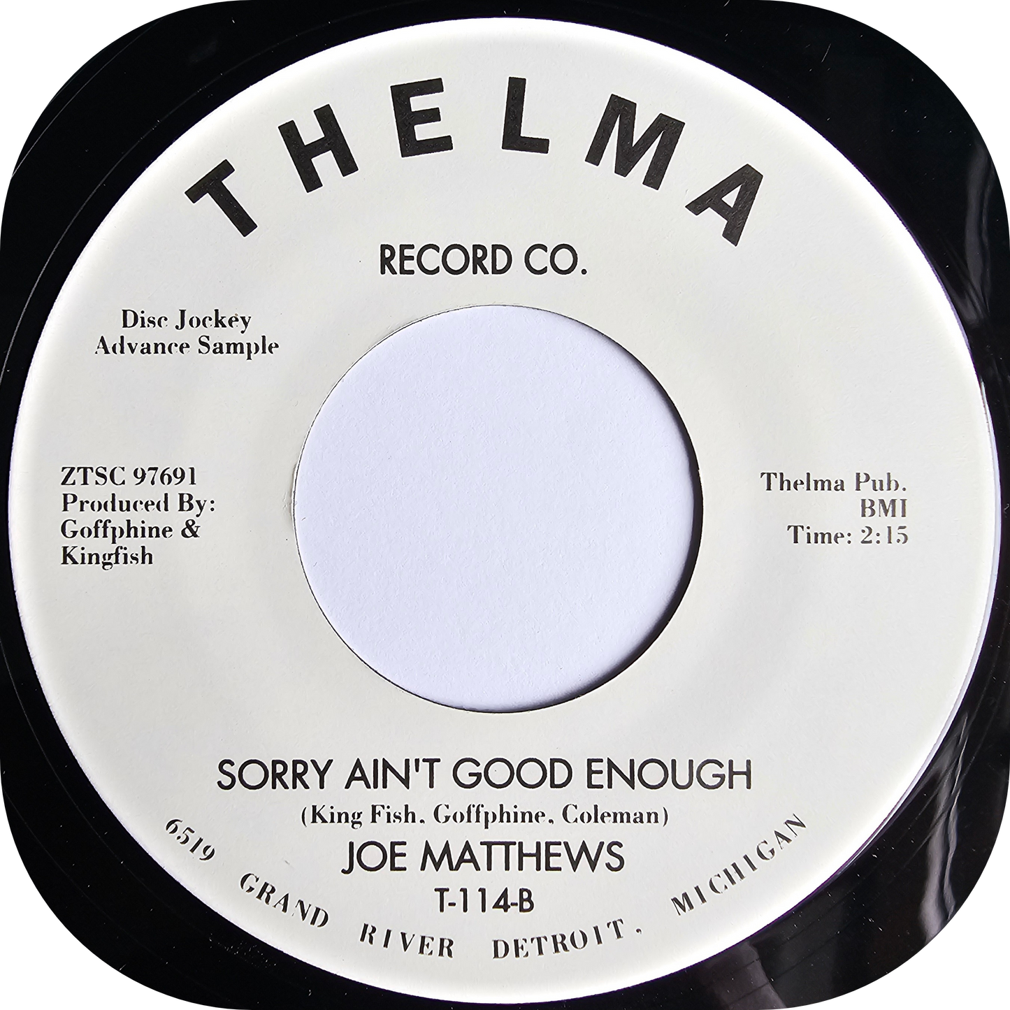Joe Matthews - We Got A Good Thing Going - Thelma DEMO