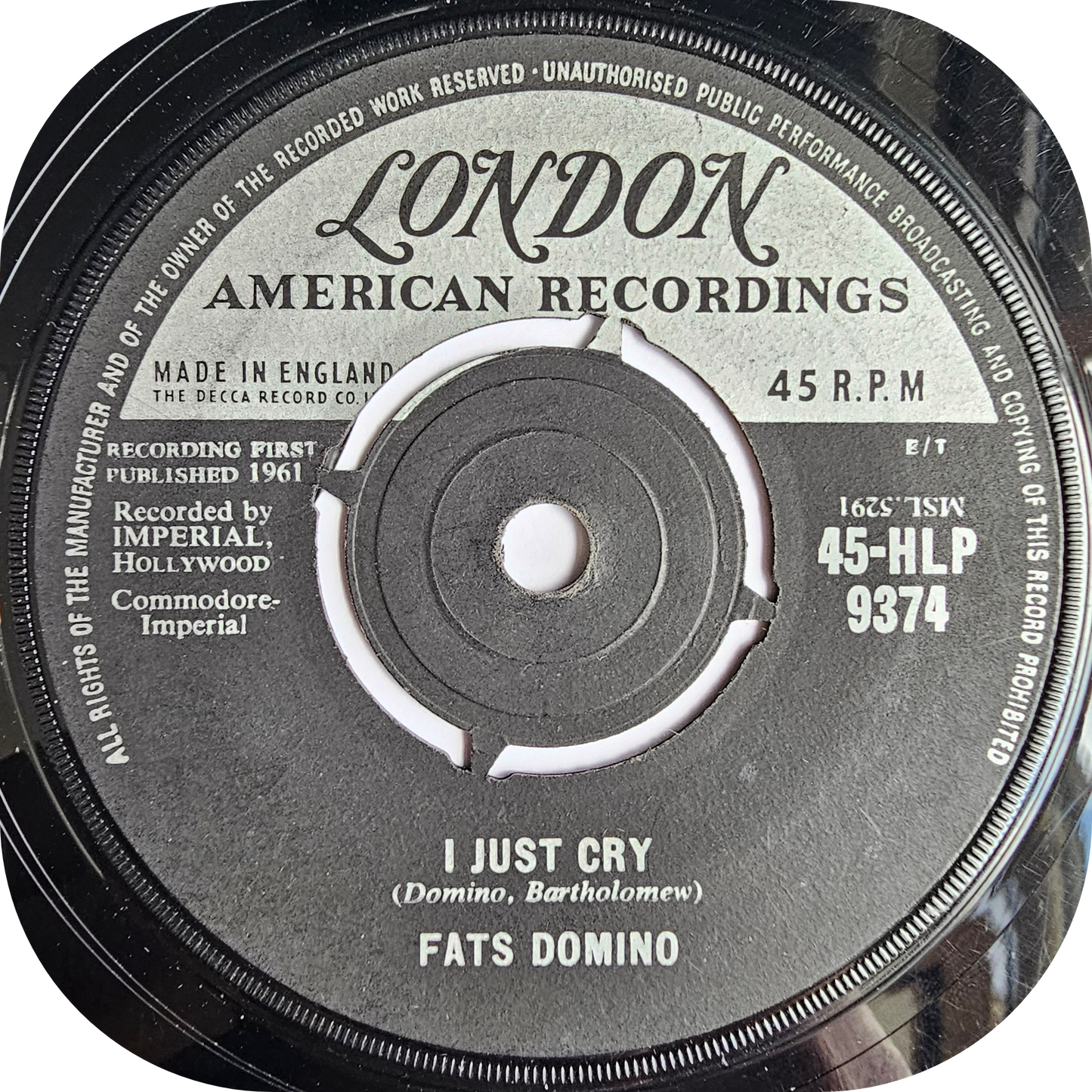 Fats Domino - It Keeps Raining - London