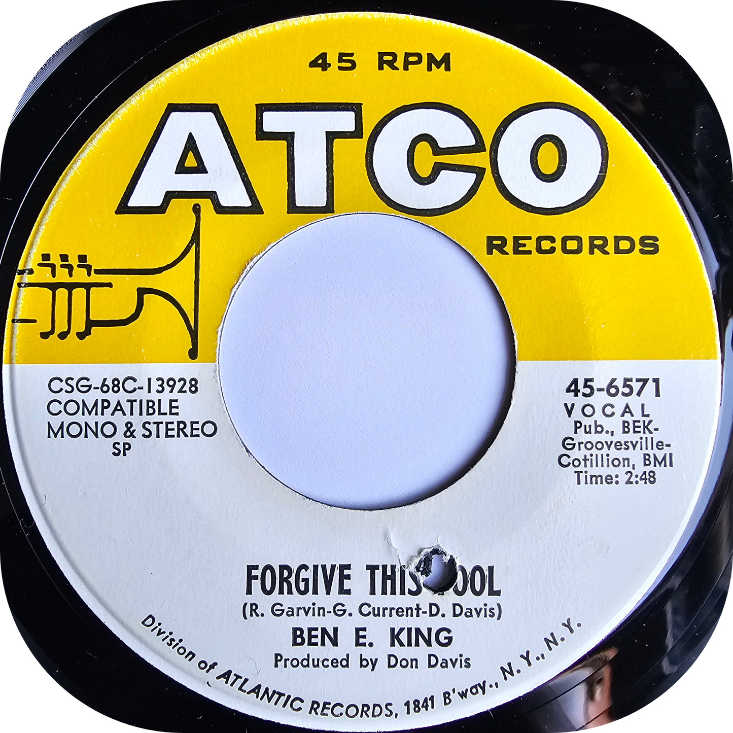 Ben E King - Forgive This Soul - Atco