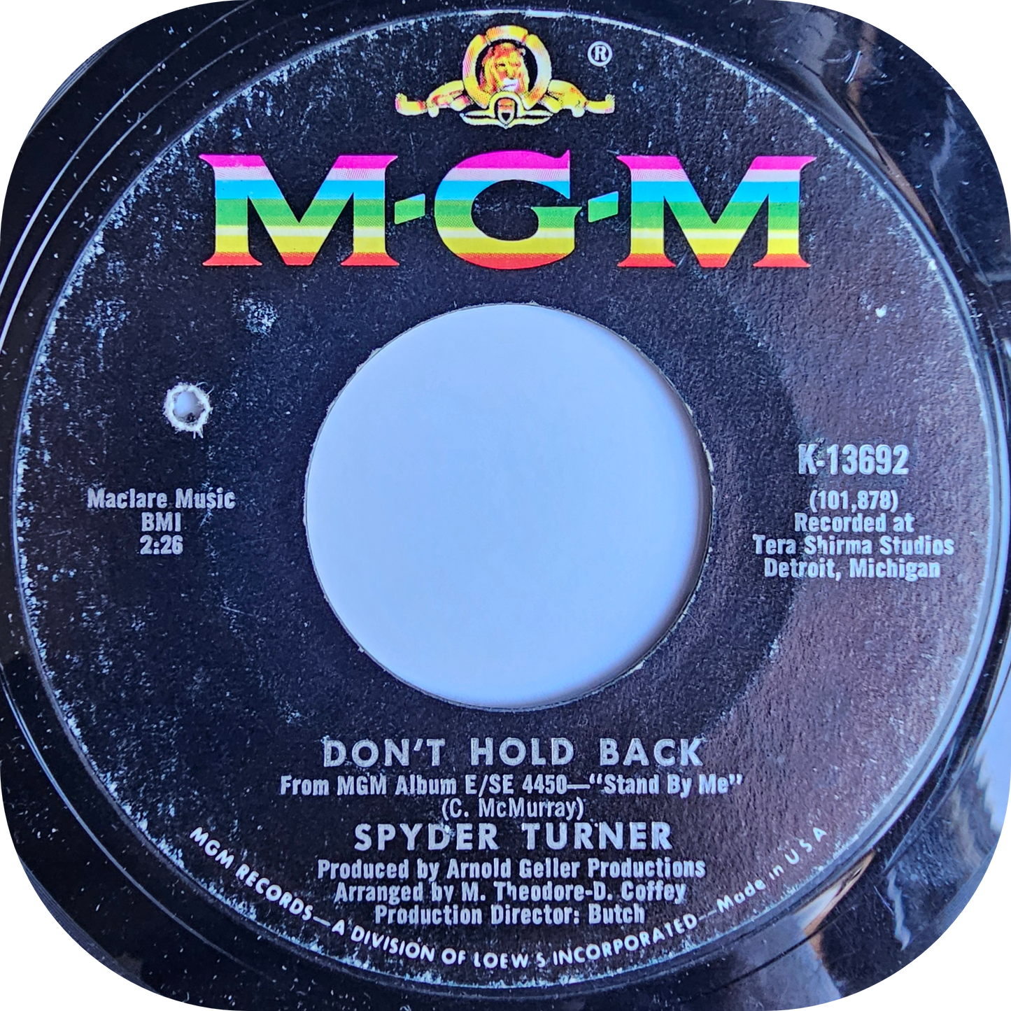 Spyder Turner - I Can't Take It Anymore - MGM