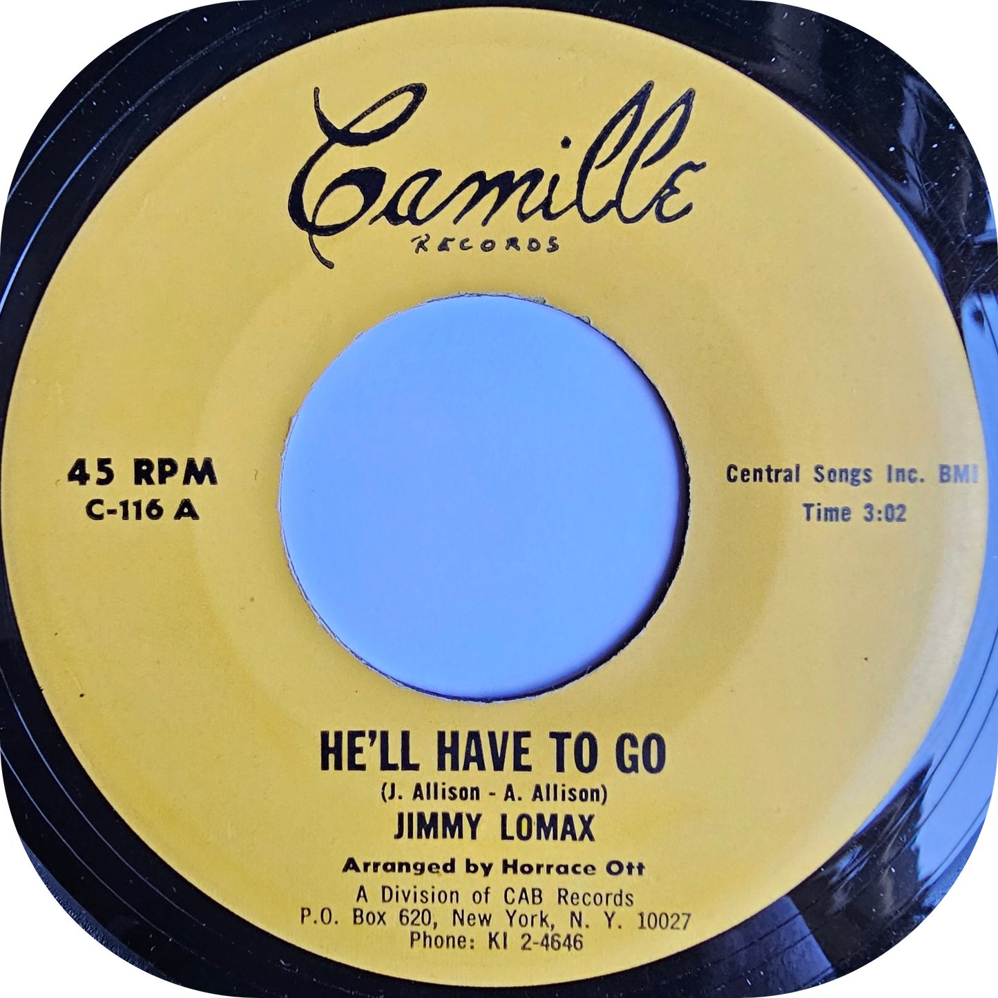 Jimmy Lomax - Come On Home - Camille
