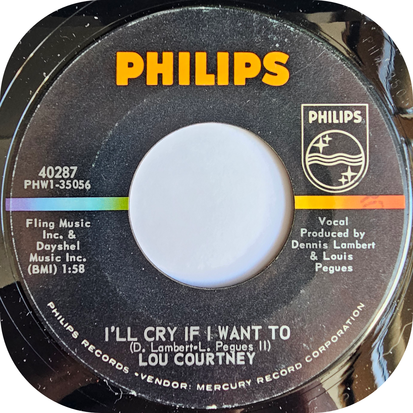 Lou Courtney - I Watched You Slowly Slip Away - Philips