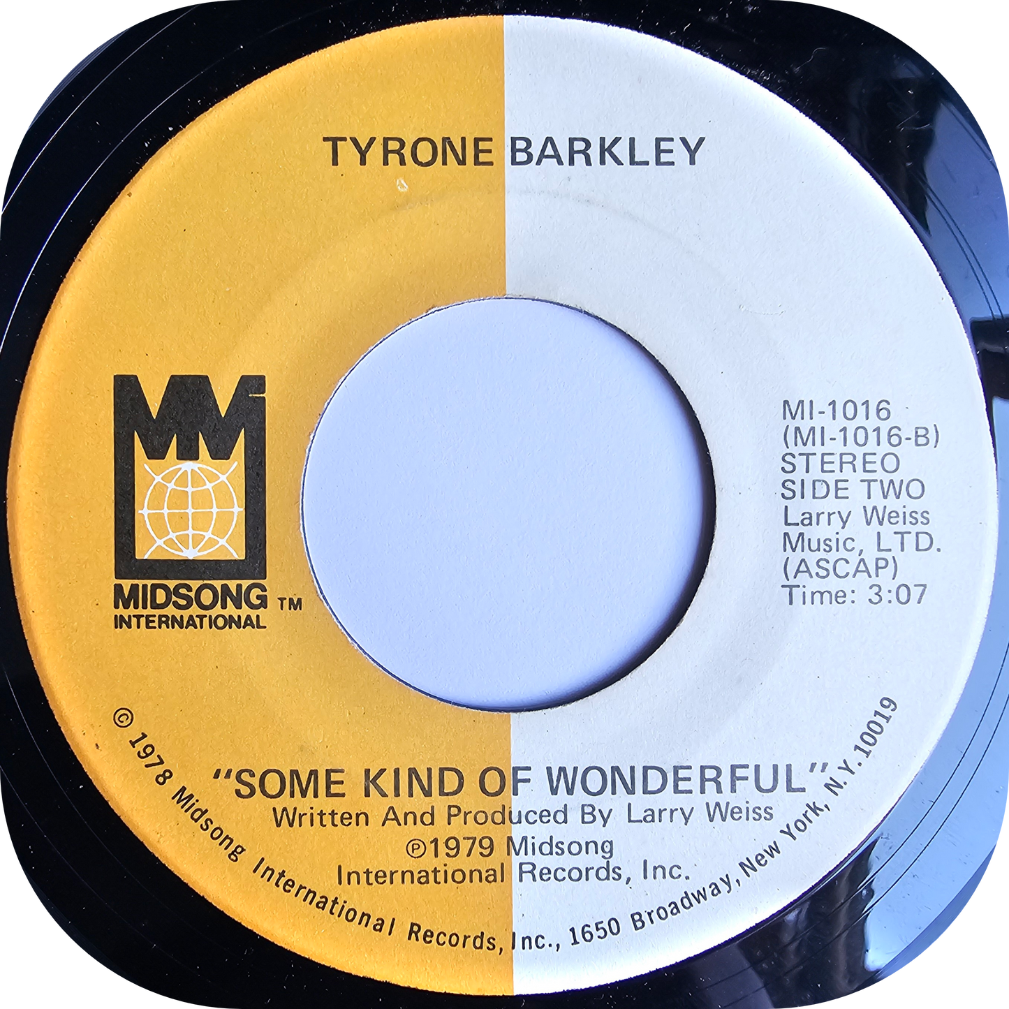 Tyrone Barkley - Man Of Value - Midsong