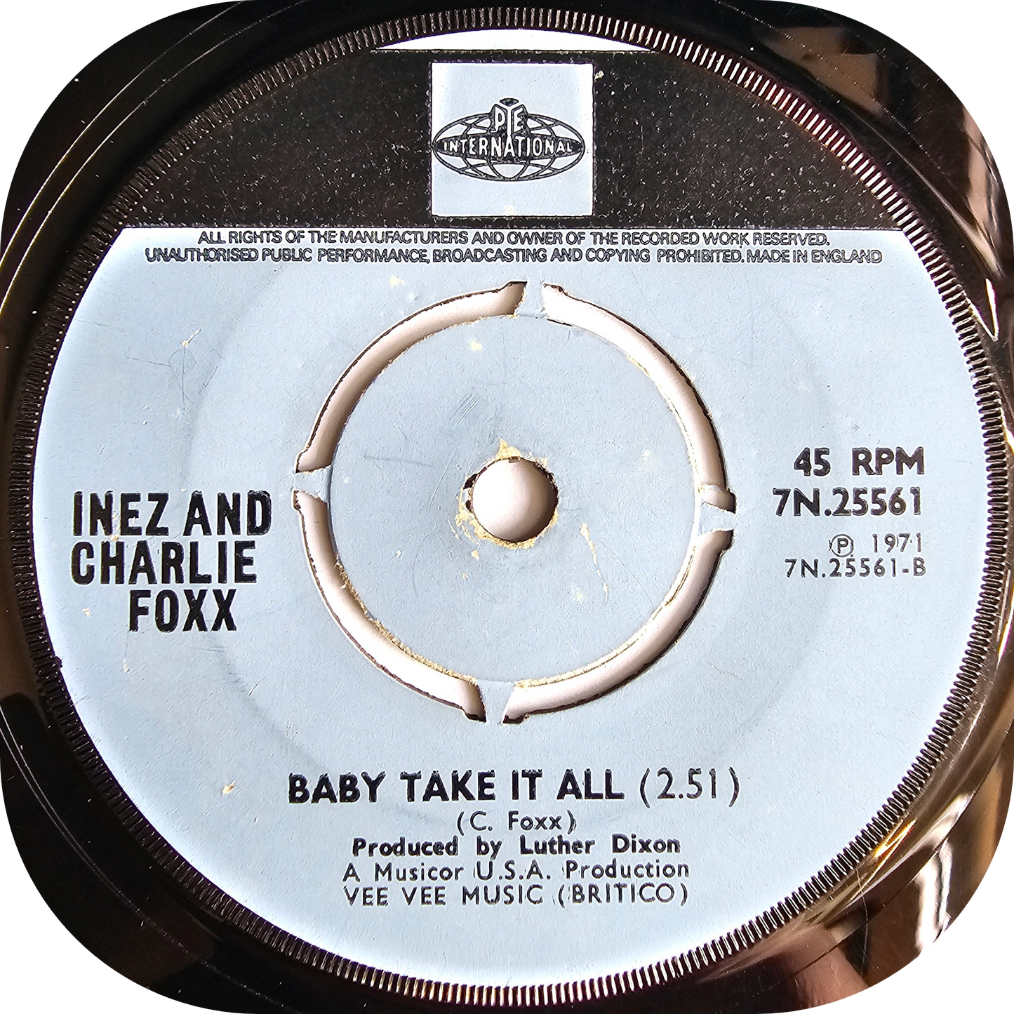 Inez & Charlie Foxx - Tightrope - Pye Intl