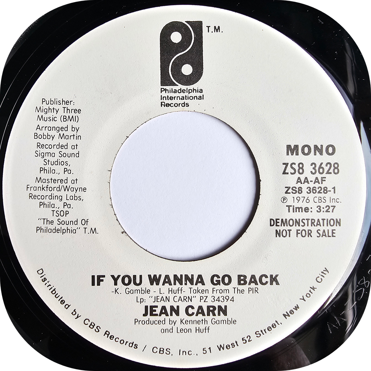 Jean Carn - If You Wanna Go Back - Philadelphia DEMO