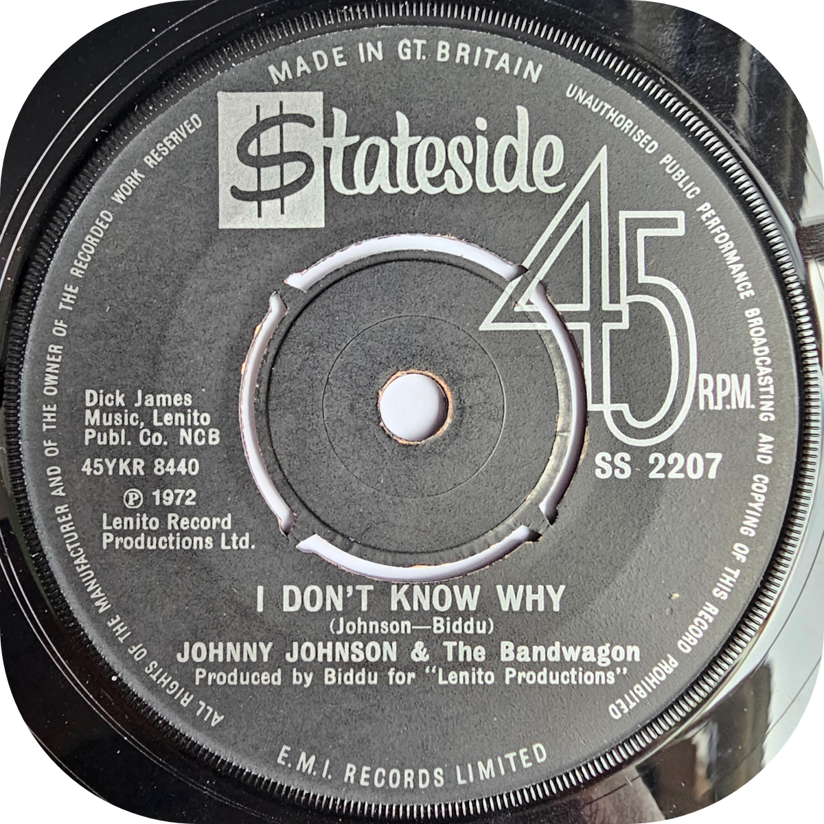 Johnny Johnson - Honey Bee - Stateside