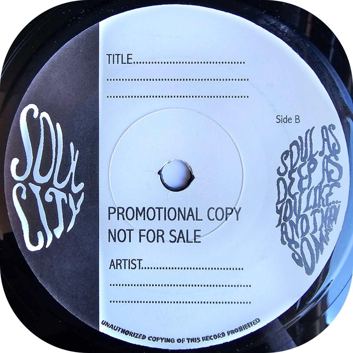 Little Joe Cook - I'm Falling In Love With You - Soul City TEST PRESS