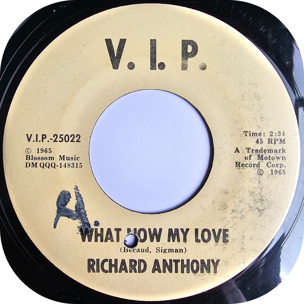 Richard Anthony - I Don't Know What To Do - V.I.P