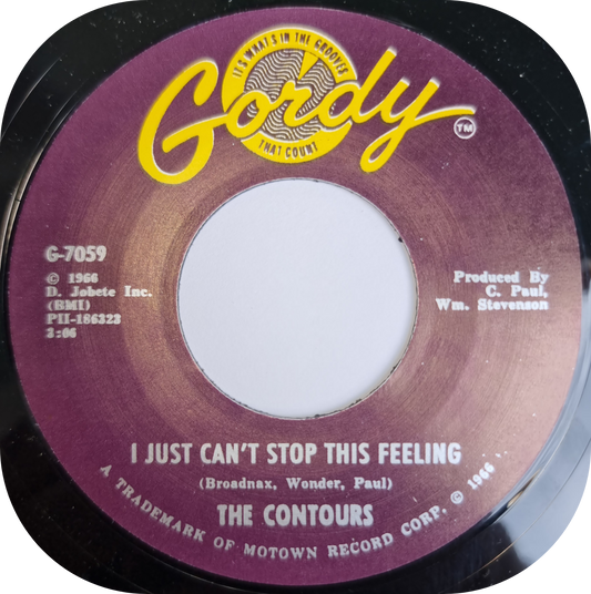 Contours, The - I Just Can't Stop This Feeling - Gordy