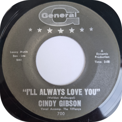 Cindy Gibson - I'll Always Love You - General