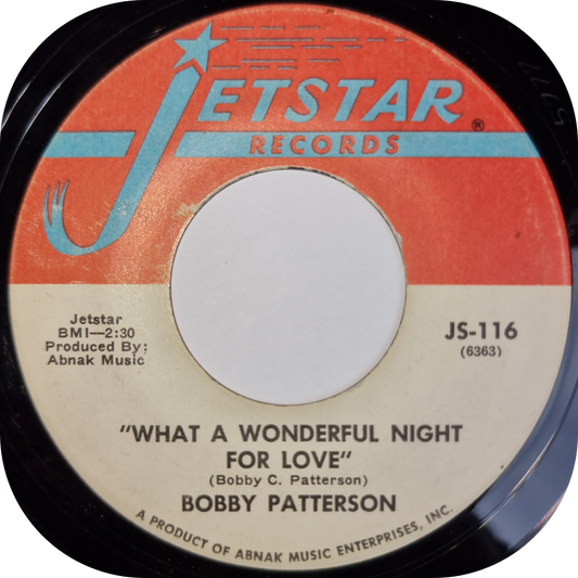 Bobby Patterson - What A Wonderful Night For Love - Jetstar