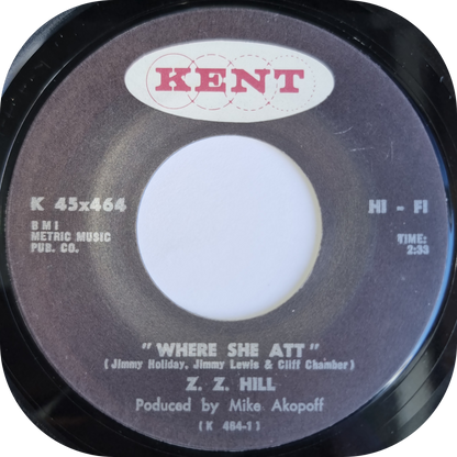 Z.Z. Hill - Baby, I'm Sorry - Kent