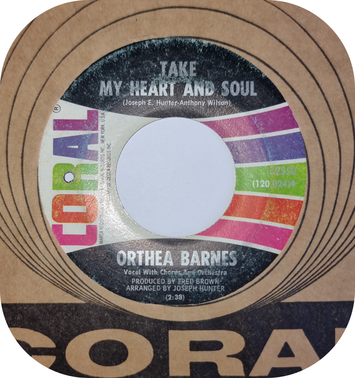 Orthea Barnes - Take My Heart And Soul - Coral