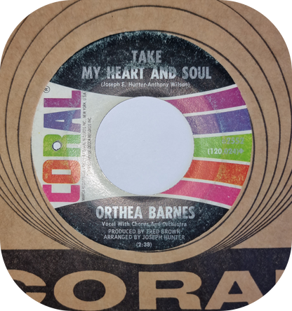 Orthea Barnes - Take My Heart And Soul - Coral