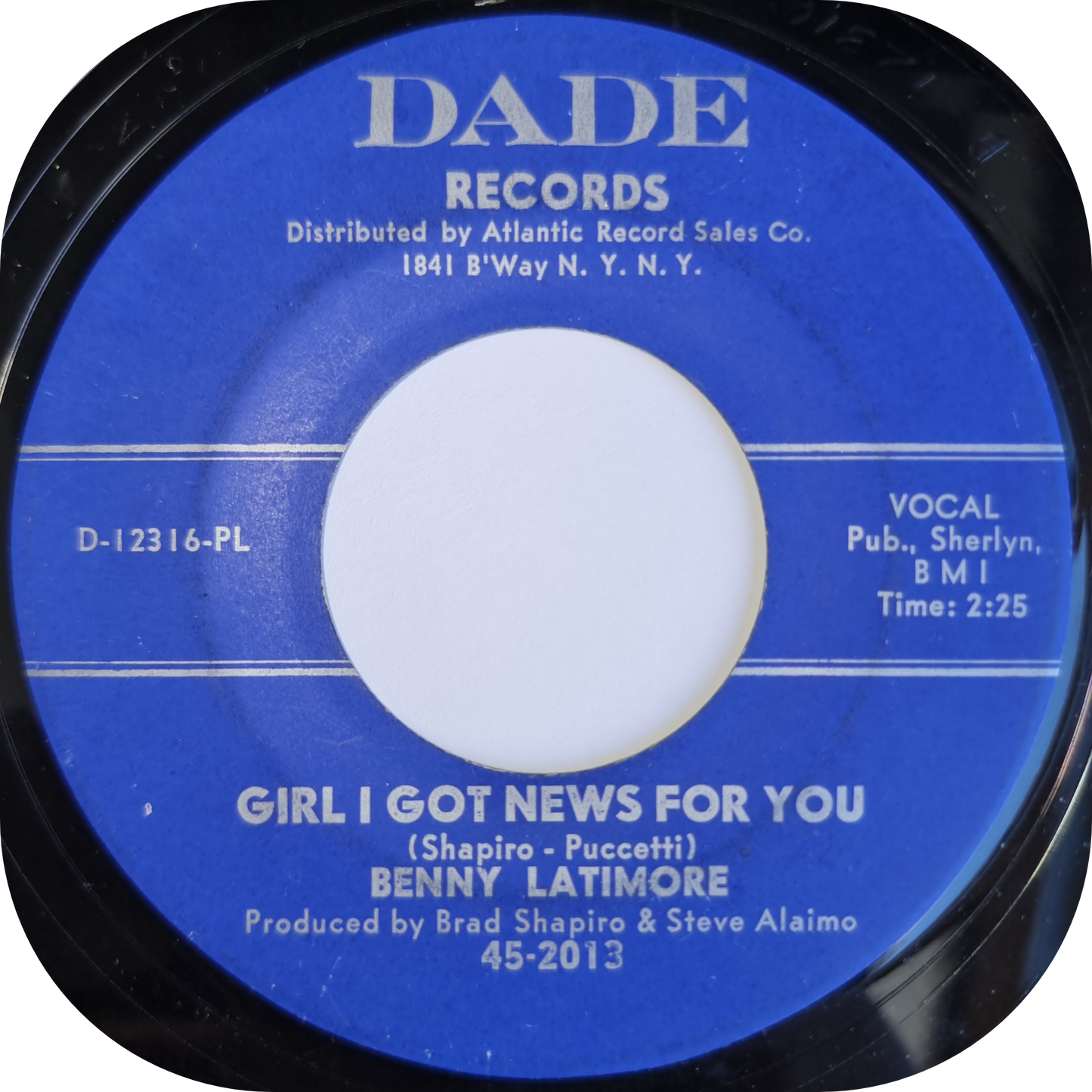 Benny Lattimore - Ain't Gonna Cry No More - Dade