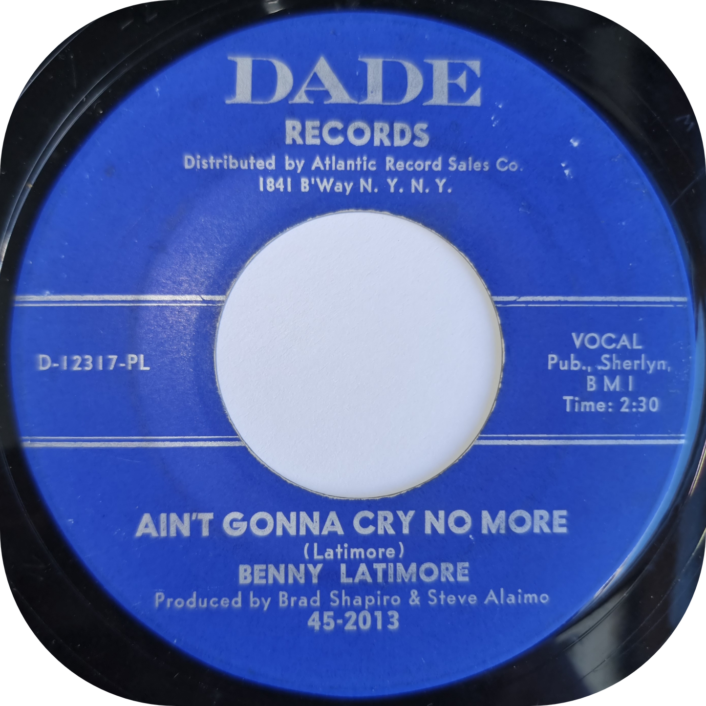 Benny Lattimore - Ain't Gonna Cry No More - Dade