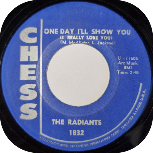 Radiants, The - One Day I'll Show You - Chess