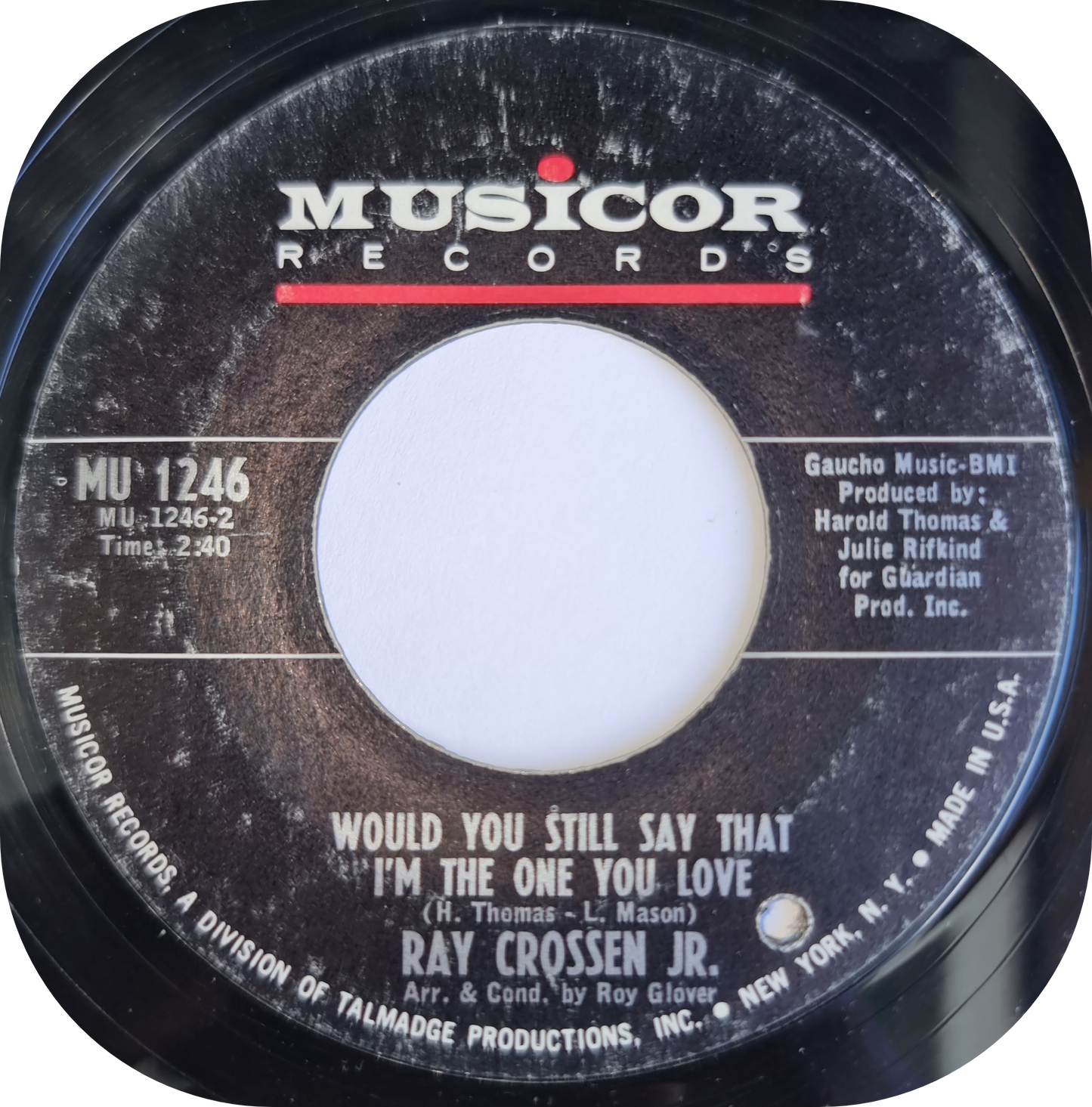 Ray Crossen Jr - Try Some Soul - Musicor