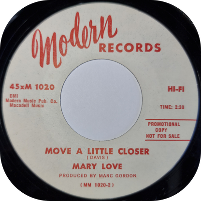 Mary Love - Let Me Know - Modern DEMO