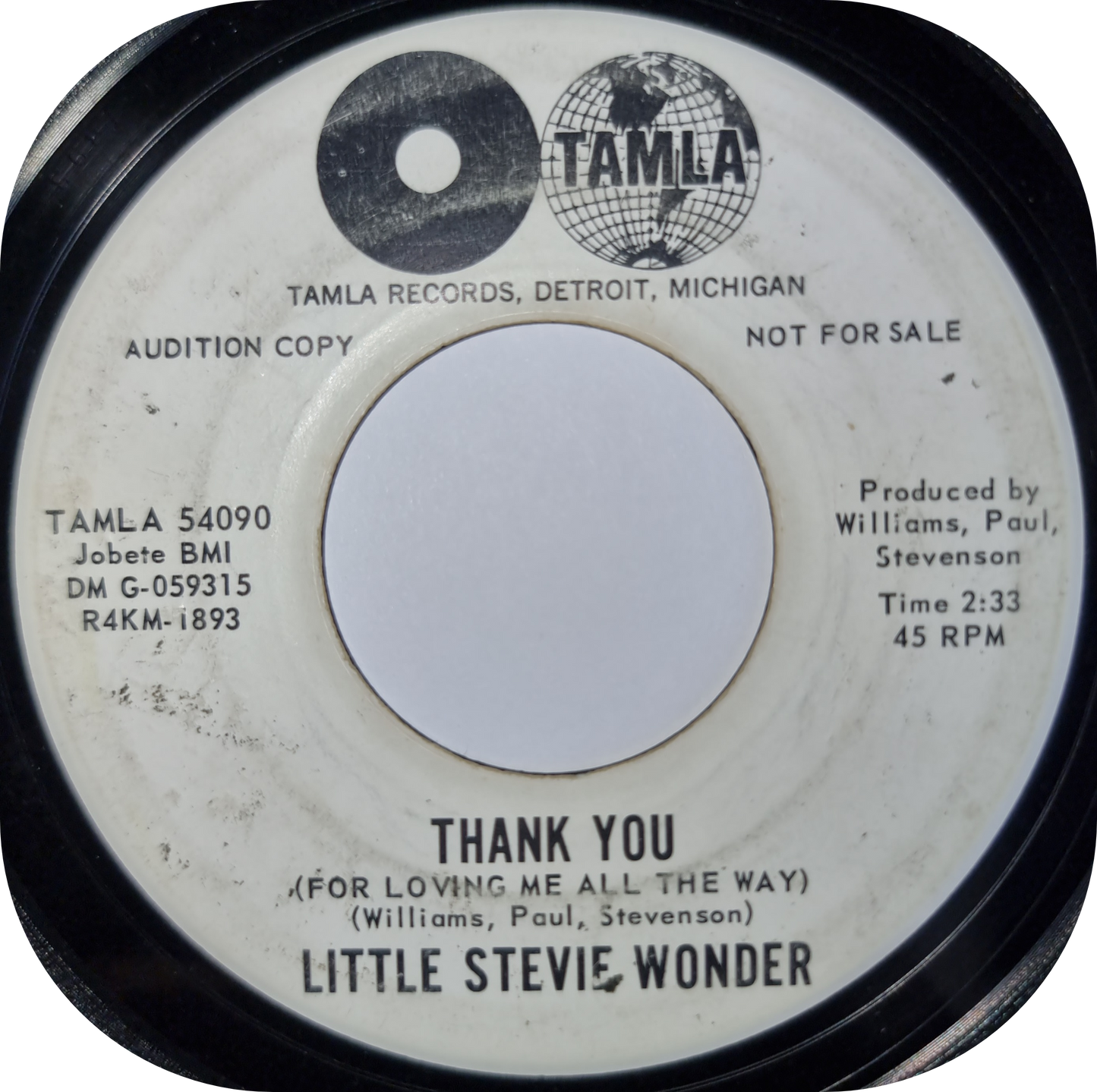 Stevie Wonder, Little - Thank You - Tamla DEMO
