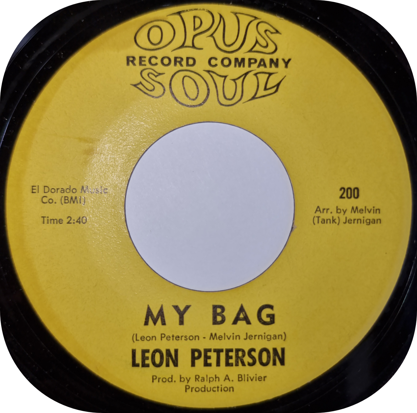 Leon Peterson - Baby, Baby, Baby - Opus Soul