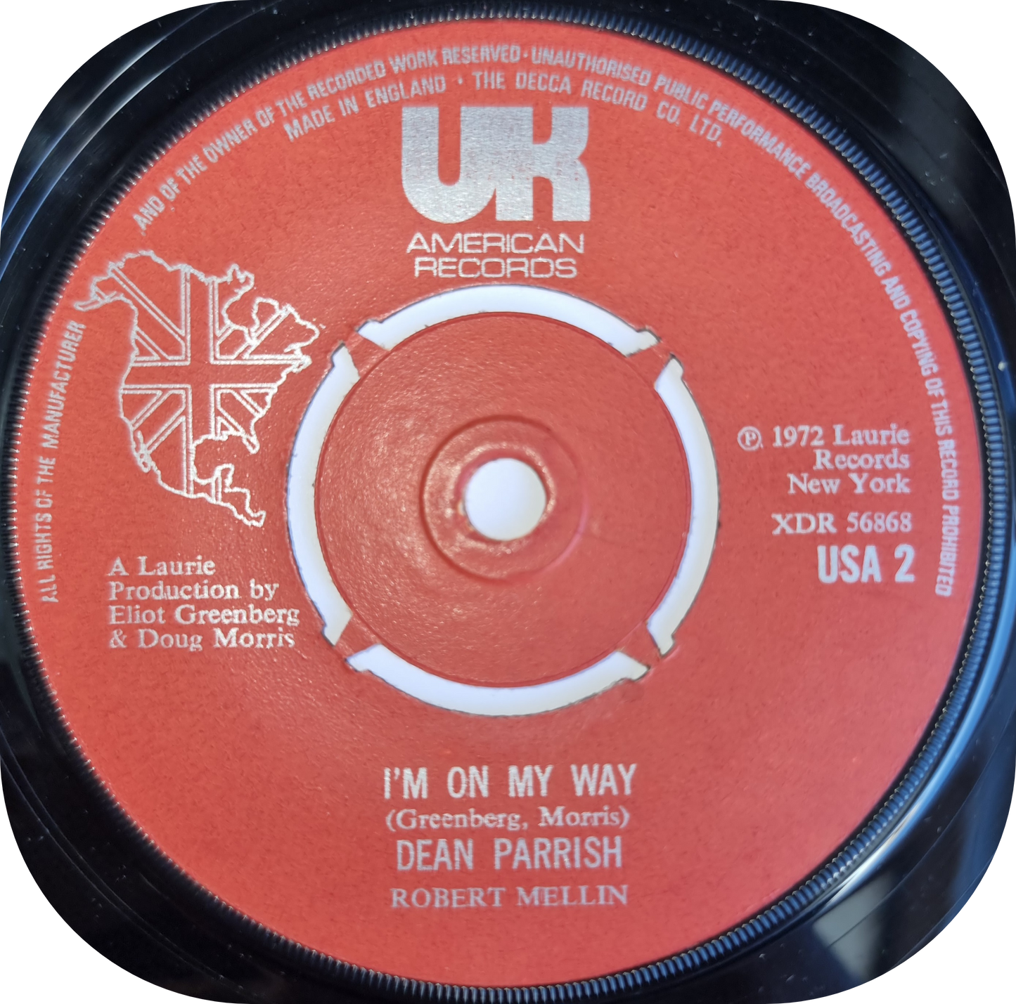Dean Parrish - I'm On My Way - UK