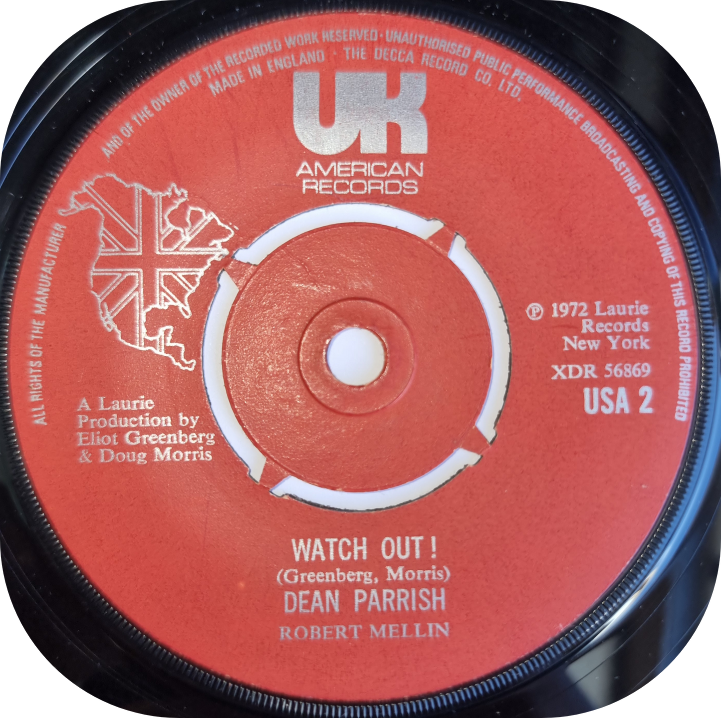 Dean Parrish - I'm On My Way - UK