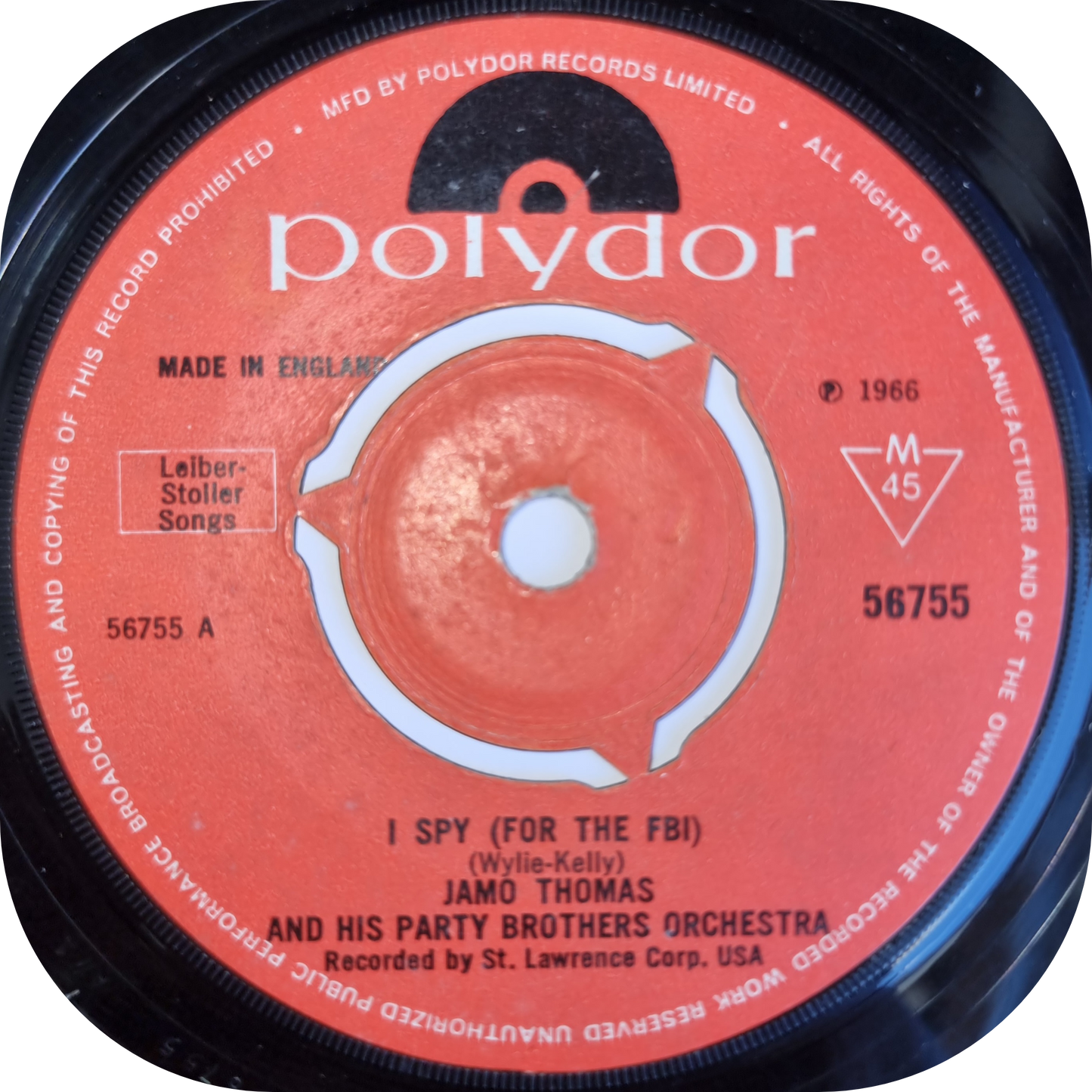 Jamo Thomas - I Spy (For The FBI) - Polydor