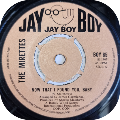Mirettes, The - He's All Right With Me - Jay Boy
