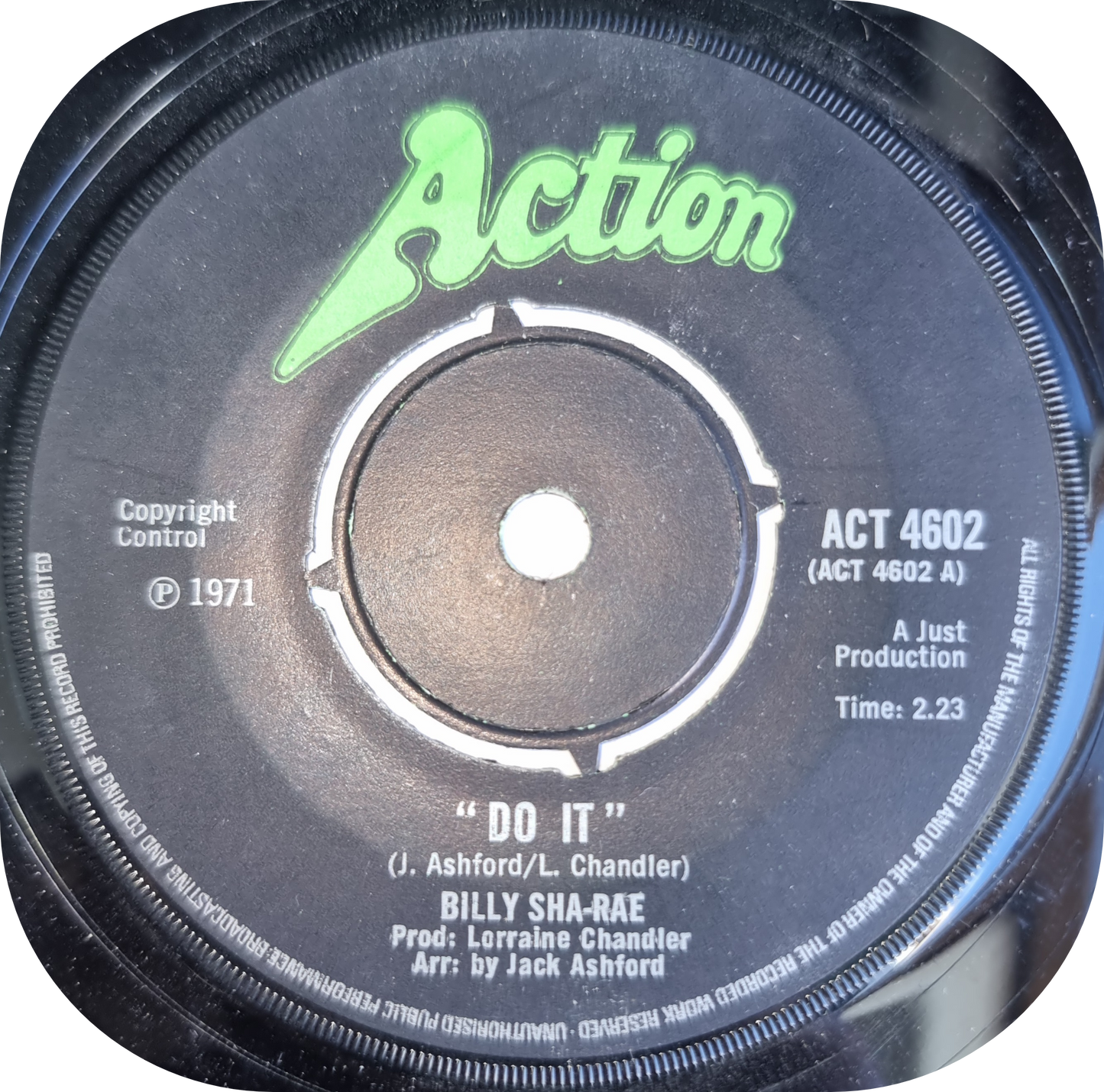 Billy Sha-Rae - Do It - Action