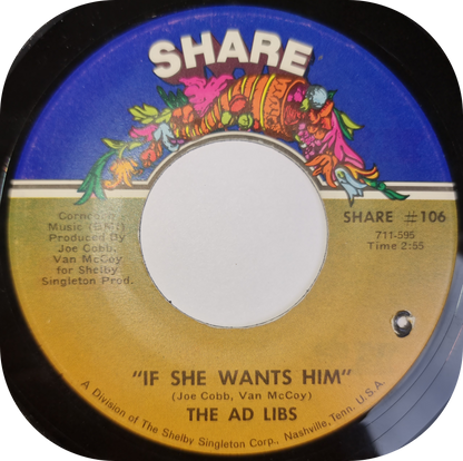 Ad Libs, The - Nothing Worse Than Being Alone - Share