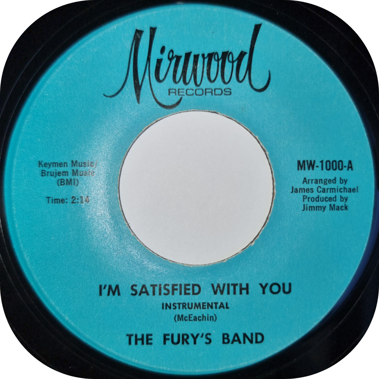 Fury's Band, The - I'm Satisfied With You - Mirwood