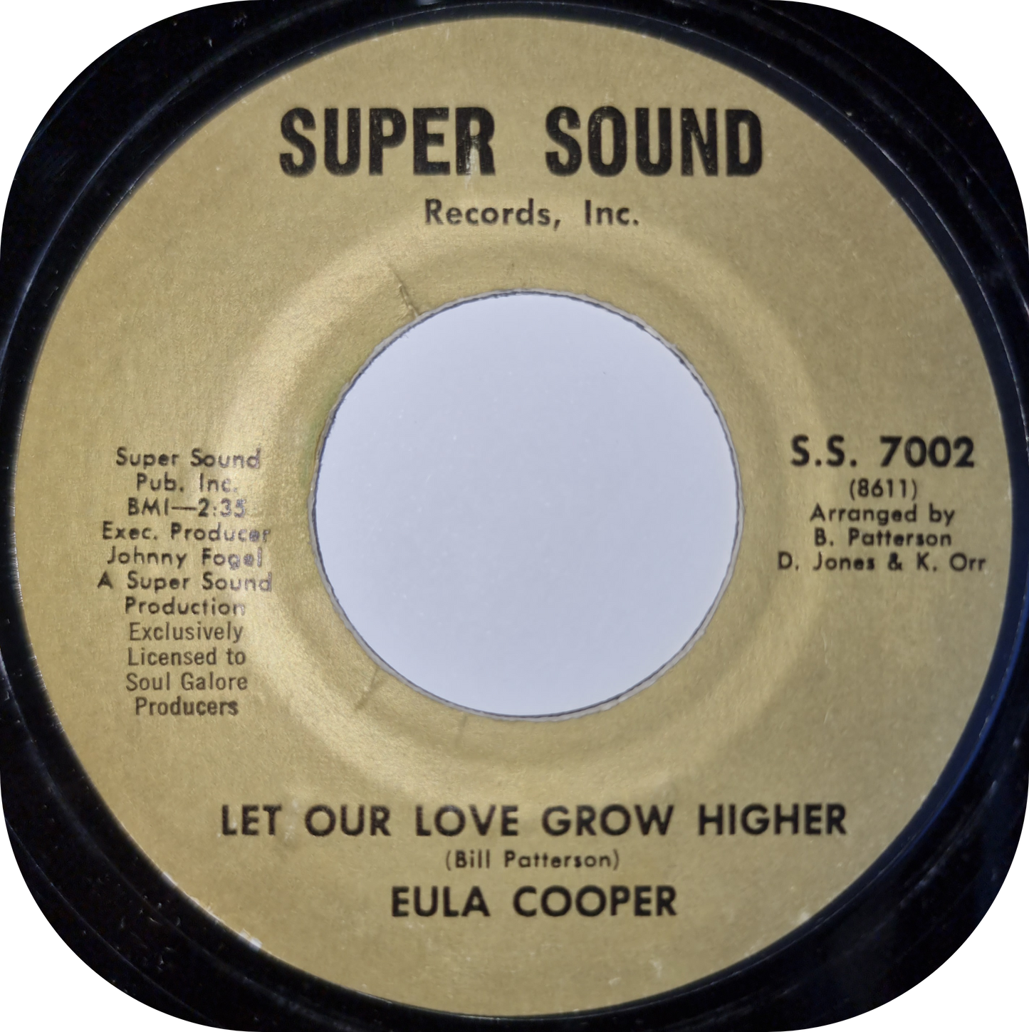 Eula Cooper - Let Our Love Grow Higher - Super Sound